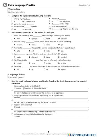 Unit & Straight to First