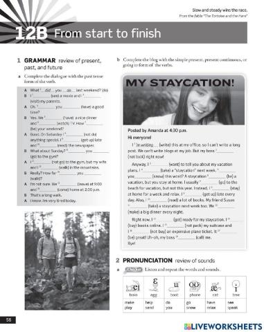 Starter - 12B - Start to finish