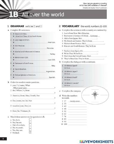 SB1 - 1B - All over the world