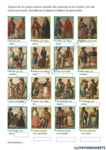 El mestizaje o la cultura latinoamericana