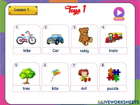 TOYS lesson 1