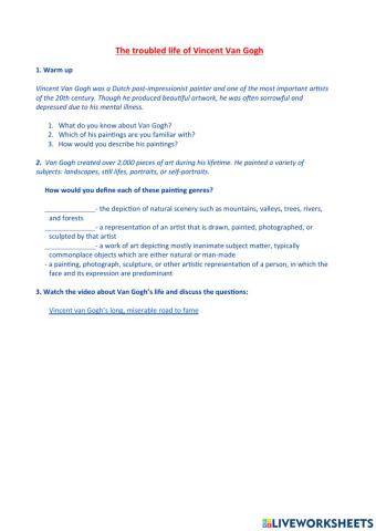 Vincent Van Gogh - B2