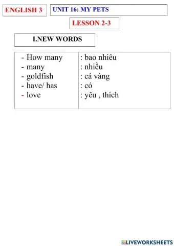 English 3- unit 16- lesson 2-3