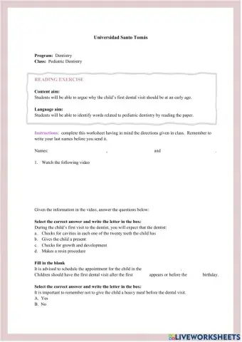 01-First Dental Visit