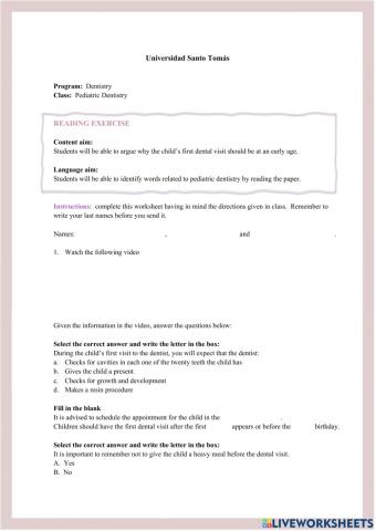 01-First Dental Visit