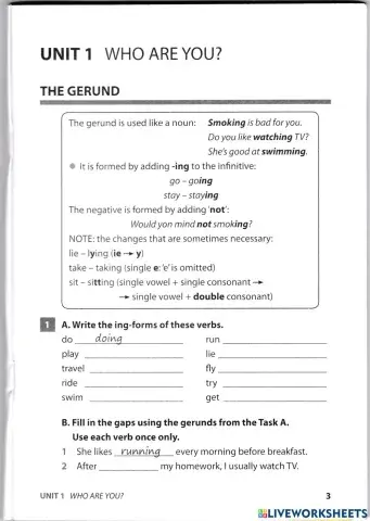 The gerund