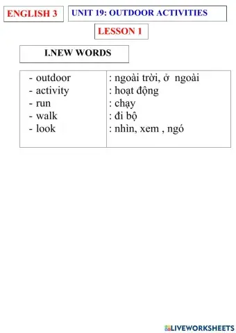English 3- unit 19- lesson 1