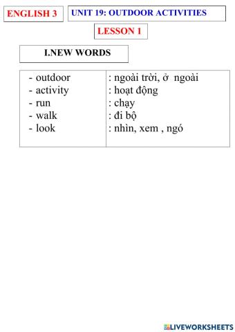 English 3- unit 19- lesson 1