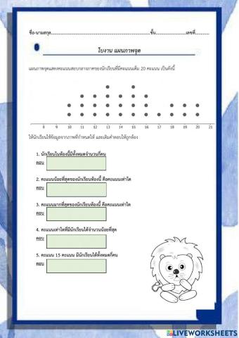 แผนภาพจุด
