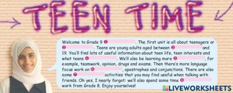 In this step students are going to find out more about the unit by reading and listening for specific information.