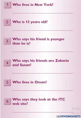 Activity 4, SB p.2 and CB p.1