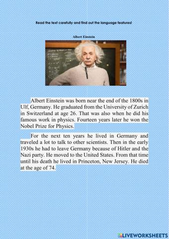 Biography recount text