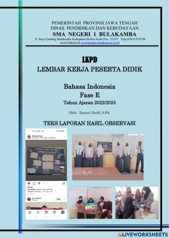 LKPD-Bahasa Indonesia Teks LHO