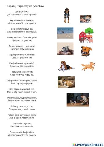 Jan Brzechwa Jak rozmawiać trzeba z psem