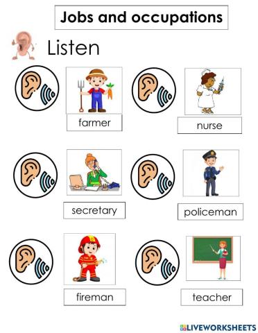 Jobs and occupations