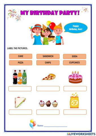 My birthday party