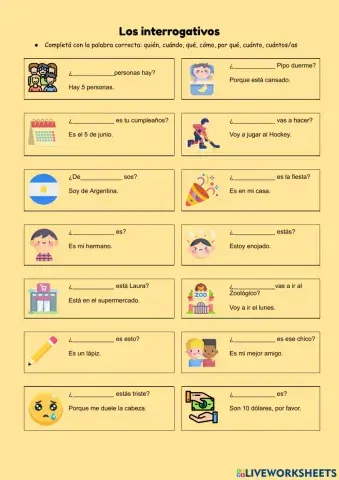 Interrogativos Rioplatense