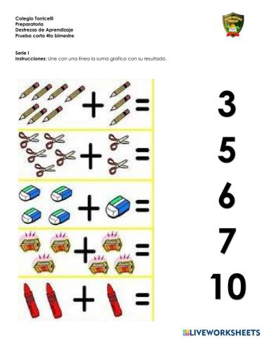 Prueba Corta Destrezas de Aprendizaje 4to bimestre