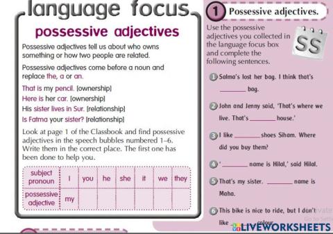 Language Focus SB p.3