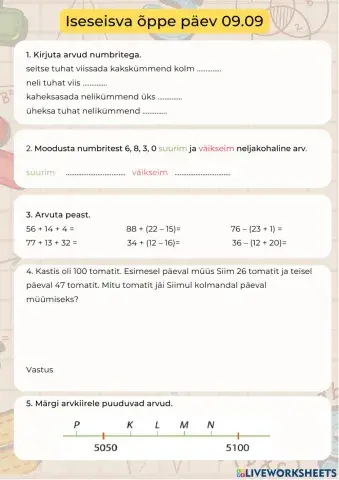 Kordamine arvu järgud rooma numbrid