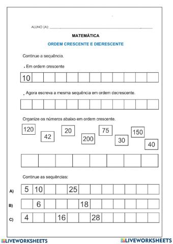 Sequência Numérica