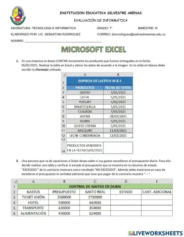 Funciones logicas excel