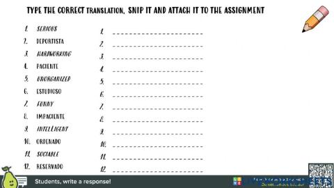 Words to describe personality