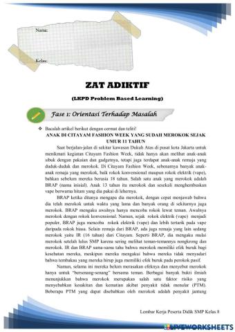 LKPD PBL zat adiktif