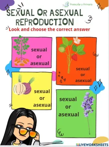 Sexual and asexual  reproduction
