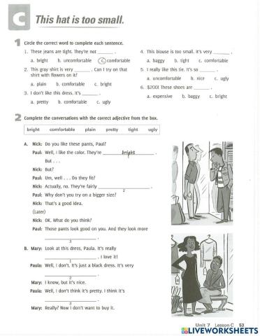 MIEN Unit 7 Lesson C