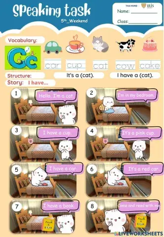 Tiếng Anh 1-Story- I have