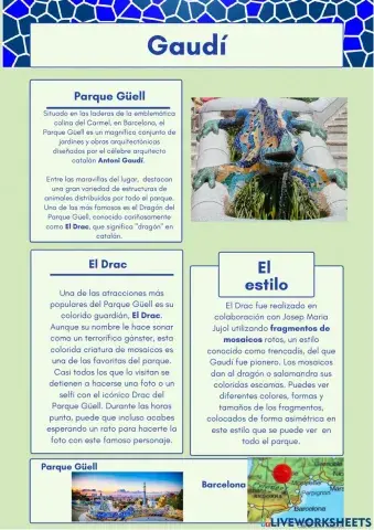 Los mosaicos de Gaudí