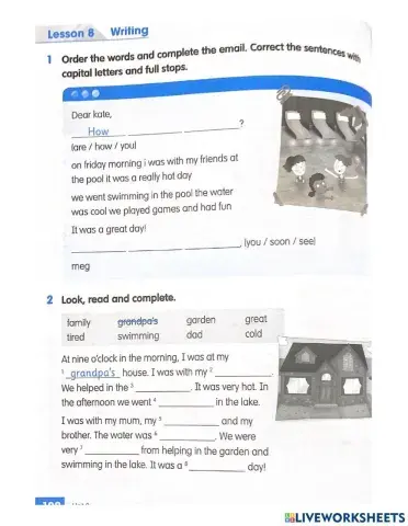 Academy stars 2 Unit 9 WBp. 100- 101