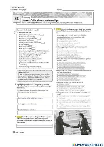 Succesful business partnerships