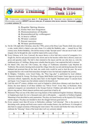 RNE practice Reading and Grammar 1134