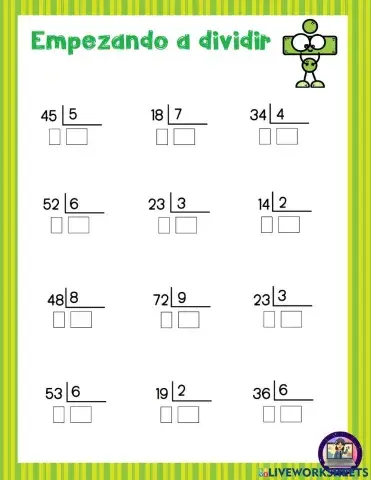 Aprendiendo a dividir