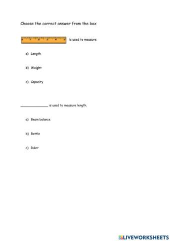 Lesson 6, Worksheet 1