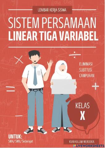 LKS SPLTV (Sistem Linear Tiga Variabel)