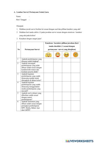 Jurnal refleksi guru