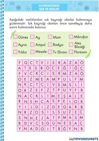 Işık Kaynakları-1
