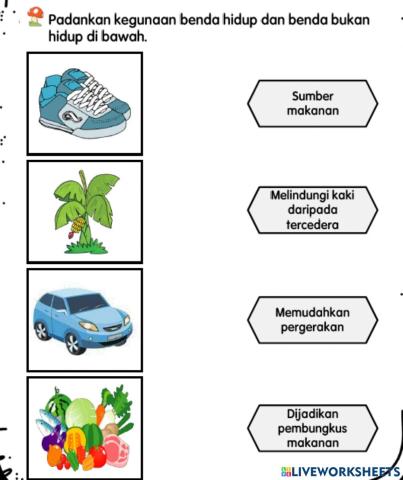 Padankan dengan jawapan yang sesuai