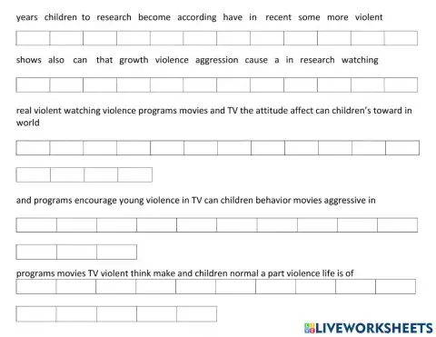 TN2 - Unit 2 - Violent movies