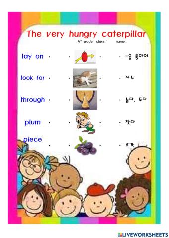 The very hungry caterpillar
