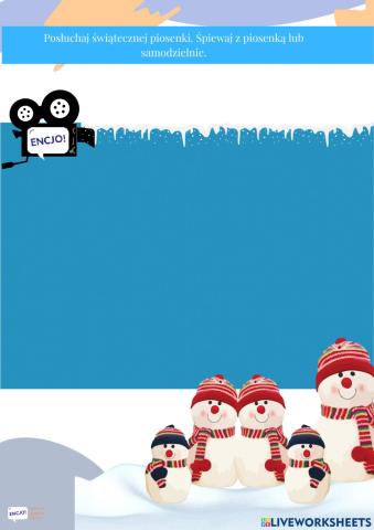 5 little snowman song