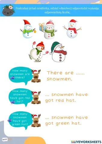 5 little snowman song