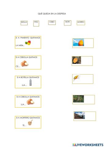 Qué nos queda en la despensa 2