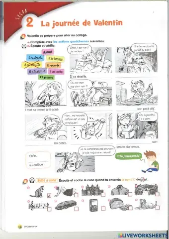 Les verbes pronominaux