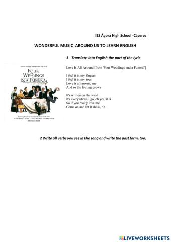 Song:  four weddings and a funeral