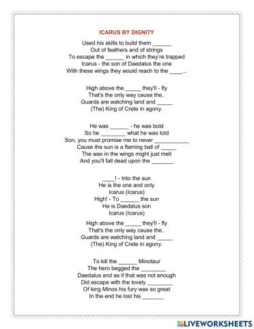 Icarus - song by dignity