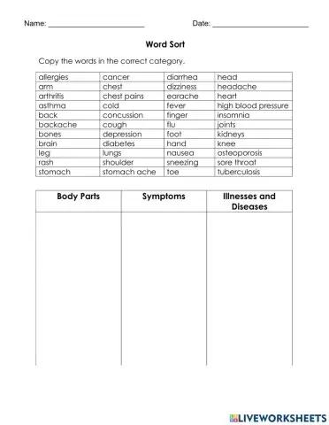 Vocab Sorting Doctor